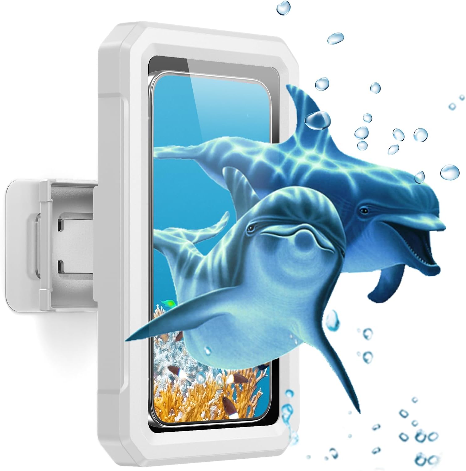Lamicall Shower Phone Holder Waterproof 480° Rotatable