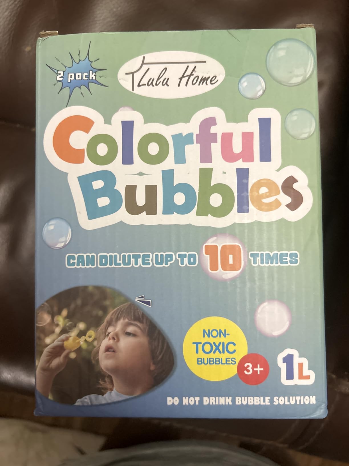 Lulu Home 2 Packs Bubble Concentrated Solution, 1 L/ 33.8 OZ Bubble ...