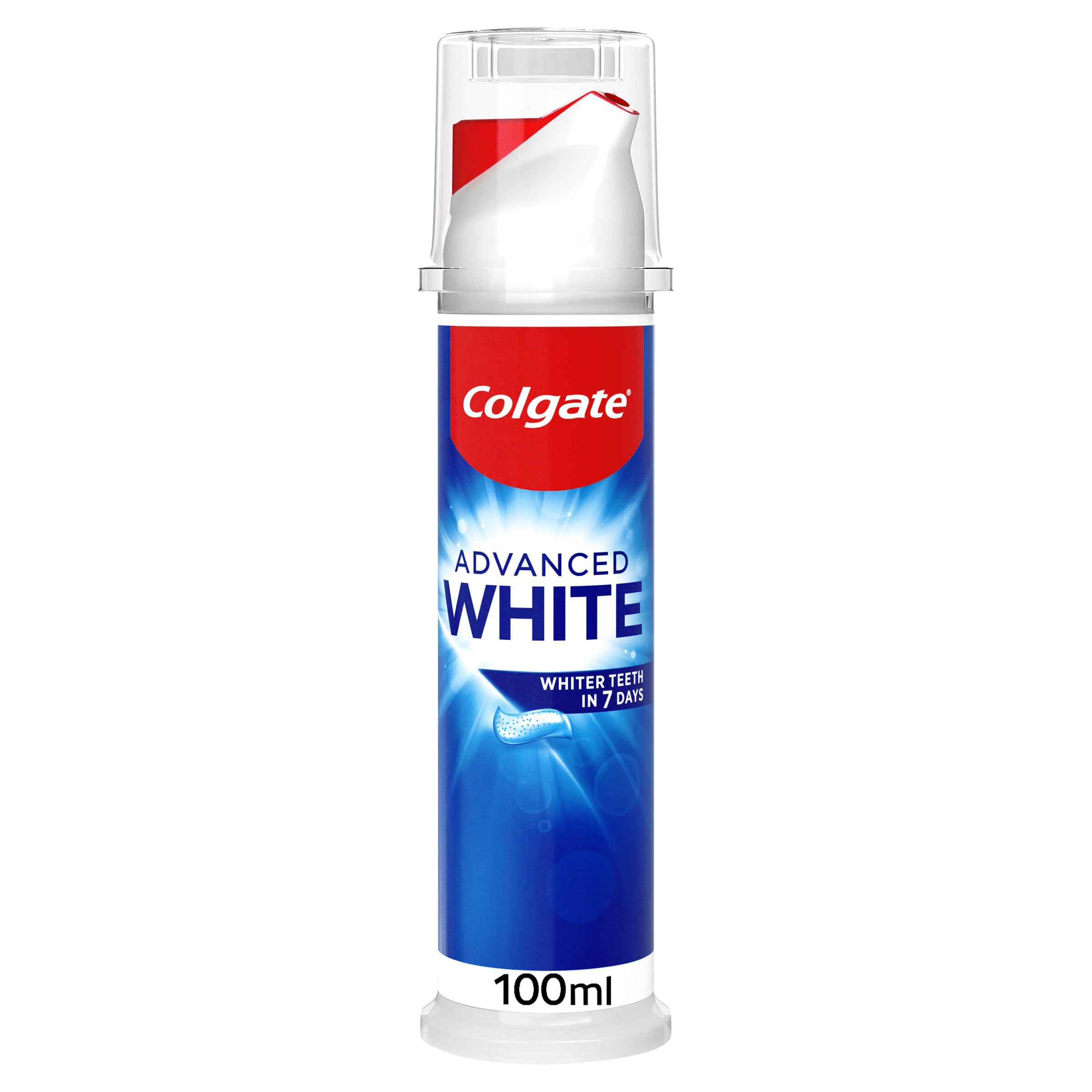Colgate Advanced White Toothpaste Pump 100 ml - 100 (Pack of 1),