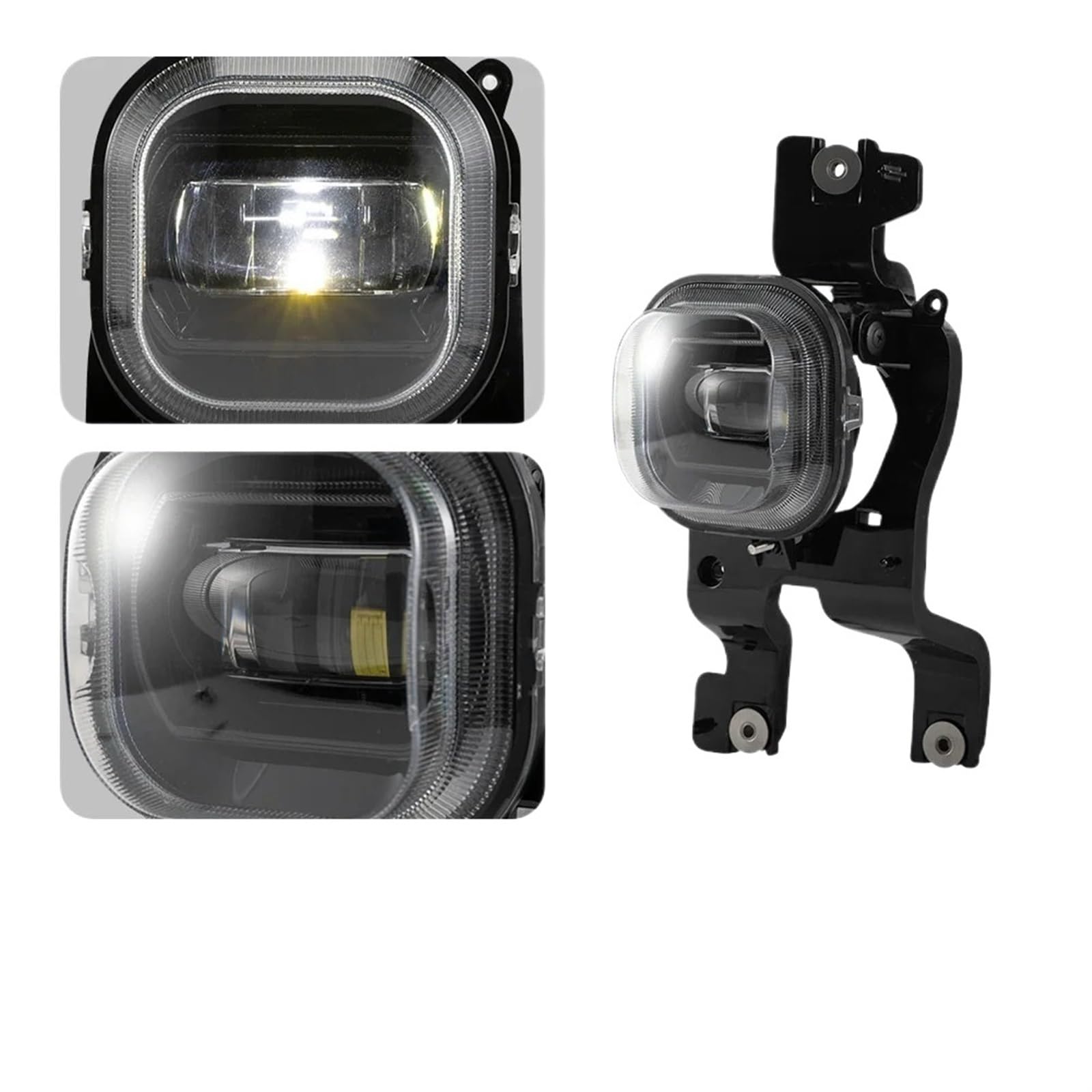 NEGRO LED Fog Lights Daytime Running Lamps Fit For Ford F250 F350 F450 2008-2010 Super Duty Bumper White Driving Light lampa światła do jazdy