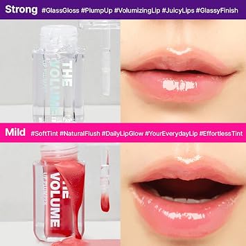 Elishacoy | THE VOLUME Lip Plumper Strong | Volumizing High-Shine Lip Gloss | Fuller-Looking Lips | Vegan Lip Care | 0.14 oz (4 g)