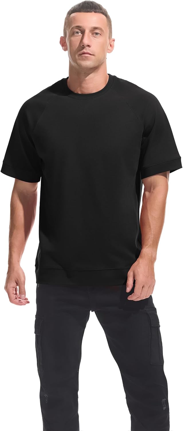 VEIISAR Premium Men’s T-Shirt – Heavy Weight 220gsm Micro-Pique Cotton Blend | Stretch Fabric | Casual & Sport Tees for Men