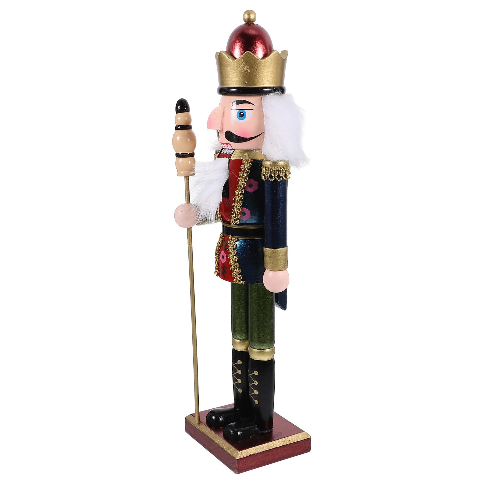 Casse-Noisette de Bureau en Bois 38 Cm Beavorty, Figurine Soldat Chic Décoration de Noël