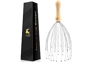 Amazing Usaga Head & Scalp Massager: Wooden Handle & Rejuvenating Feel