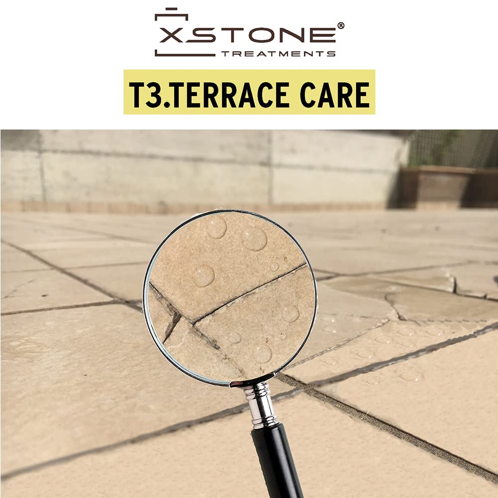 ANTIINFILTRACIÓN Consolidante hidrofugante para TERRAZAS en piedra natural, etc. PREVIENE EL MOHO, Pack 3 x 1 Litro