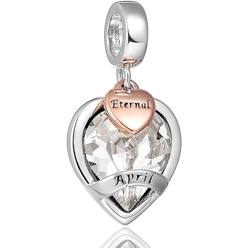 Birthstone Charms for Women Bracelets Birthday Bead Charms for Pandora Bracelets Christmas Gifts for Women Jewelry