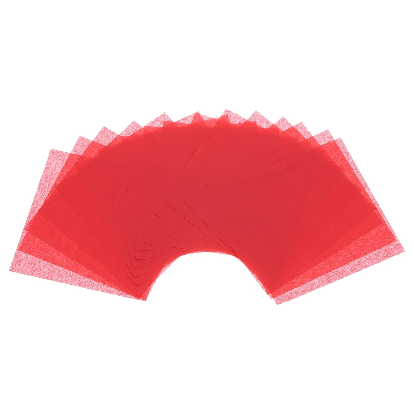 Rebower 2000 Pcs 2 Inch Tissue Paper Squares, Red Tissue Squares Table Confetti Colorful Tissue Paper Bulk