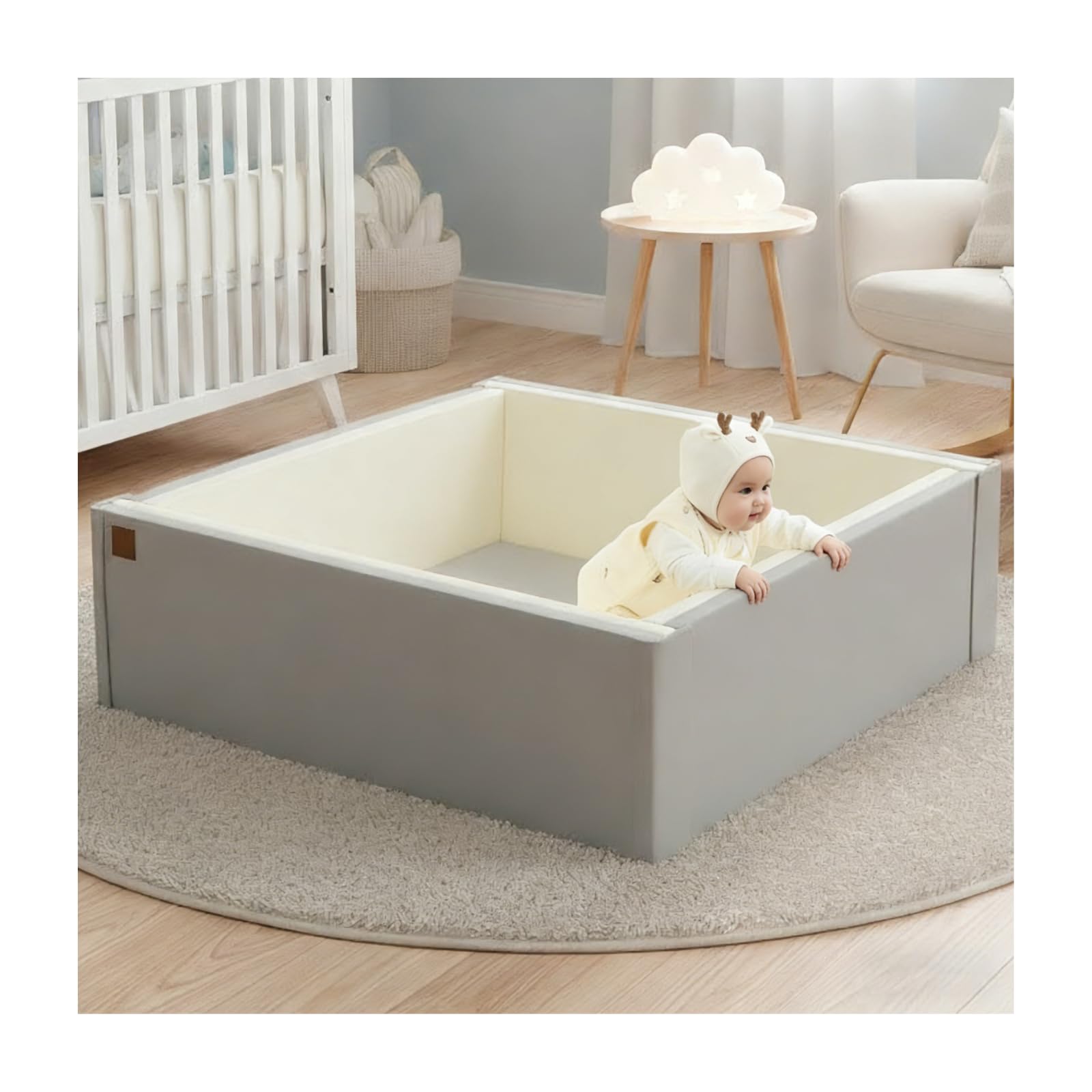 Amazon.co.jp: GU MODE ベビーサークルマット 抗菌 プレイマット