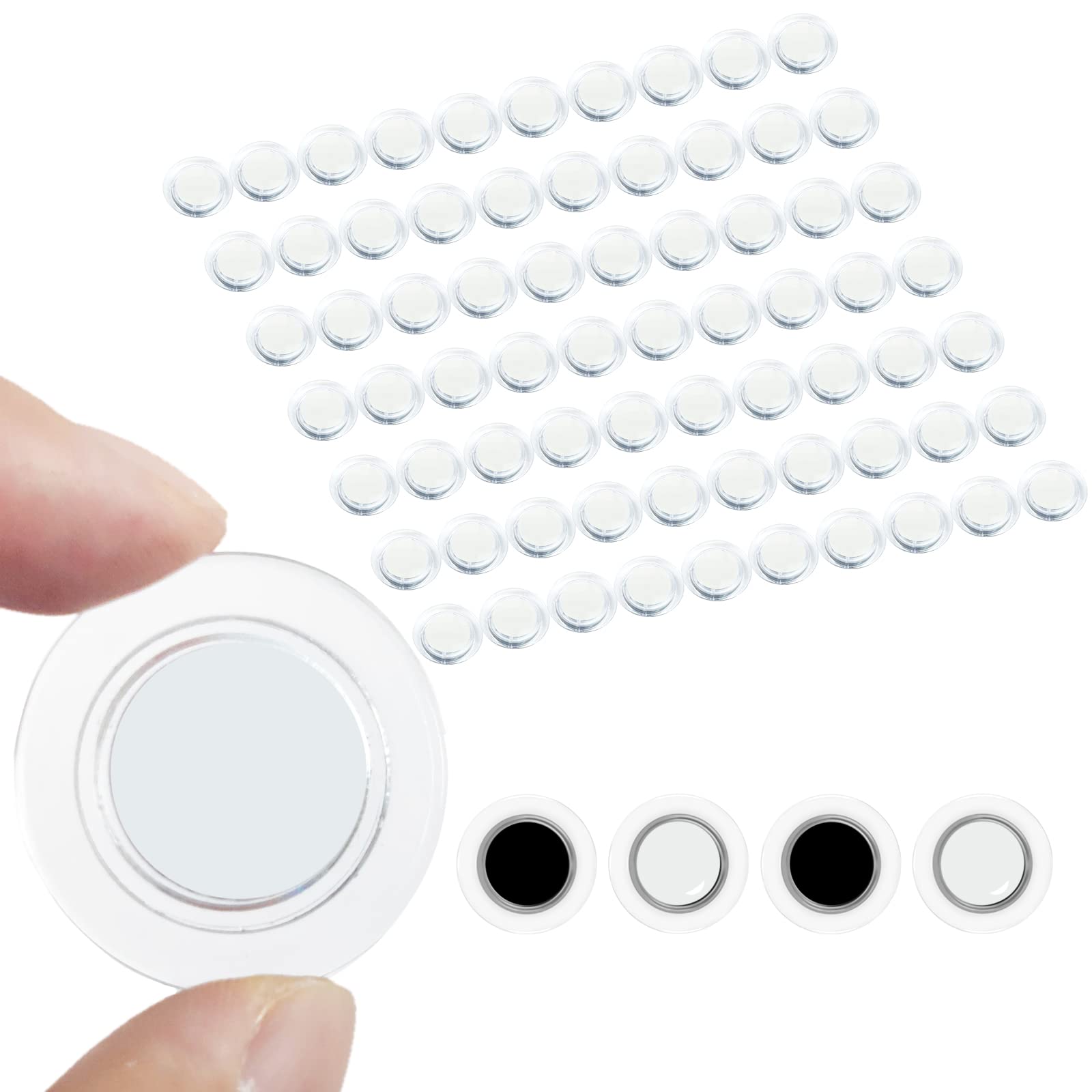 Buy TIENO 100PCS Whiteboard 1.2inch Round for