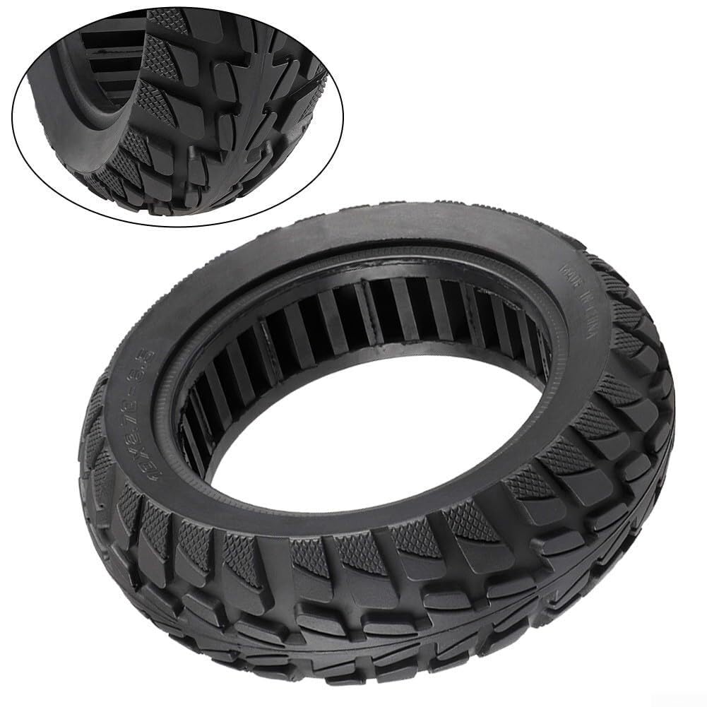 Pneumatico Pieno da 10 Pollici 10x2.70-6.5, Pneumatico in Gomma Antiforatura, Accessori per Ruote Senza Manutenzione, per Bici Elettriche, Monopattini Elettrici