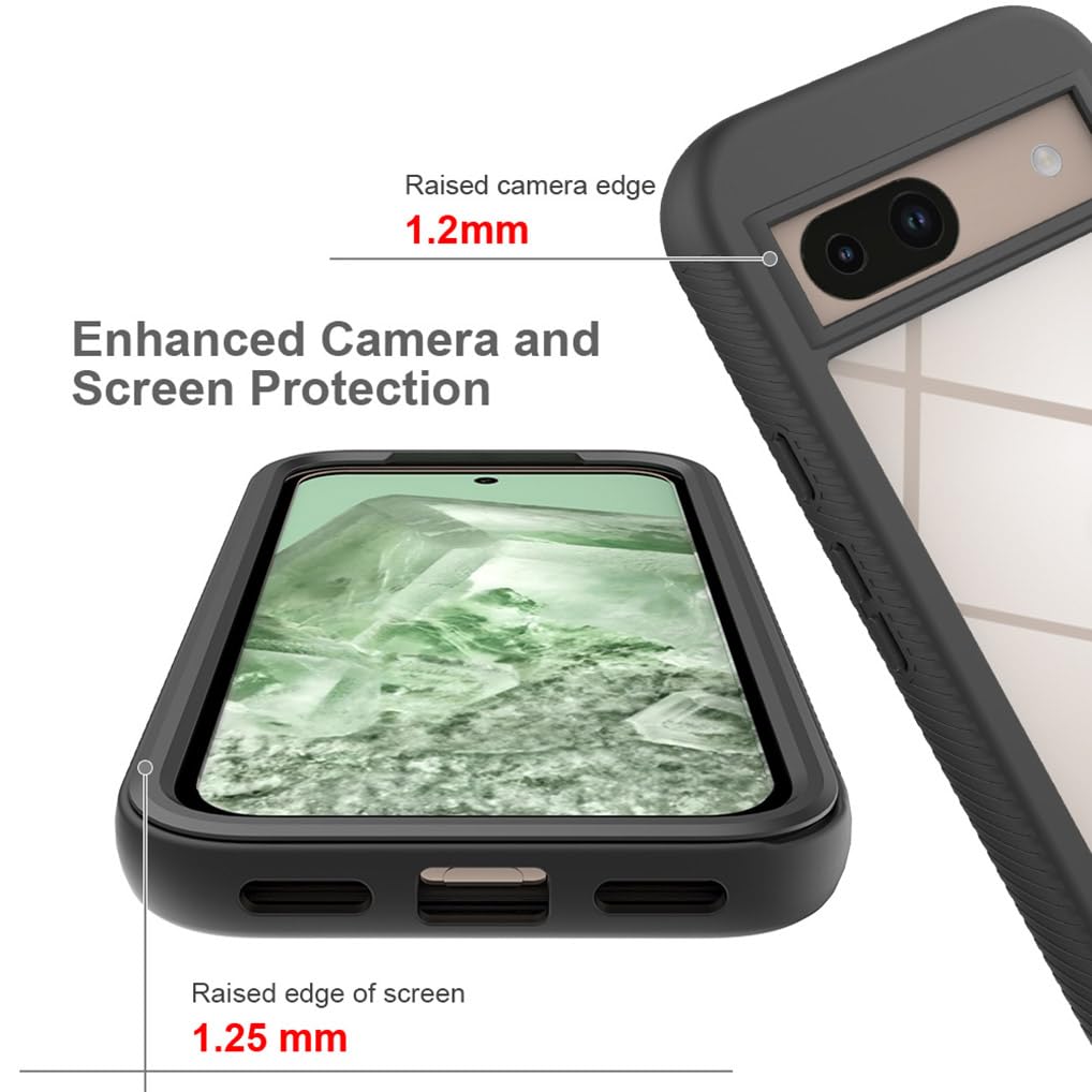 ArmorSuit 2 Pack For Google Pixel 8a (6.1 Inch, 2024) Screen Protector Case Friendly MilitaryShield HD Clear Film - Made In USA - View #5