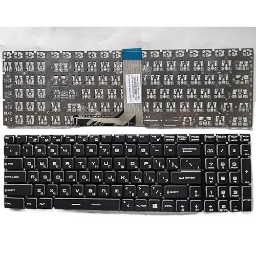 ZCDYGHU US/RU �o�b�N���C�g �m�[�g�p�\�R�� �L�[�{�[�h MSI GE75 GP73 17E7 17F2 17F4 7RFX GP65 GF75 GS75 GP75 MS-16H8 16k2 16U7 16K4 16P1 16K2 16JF(R