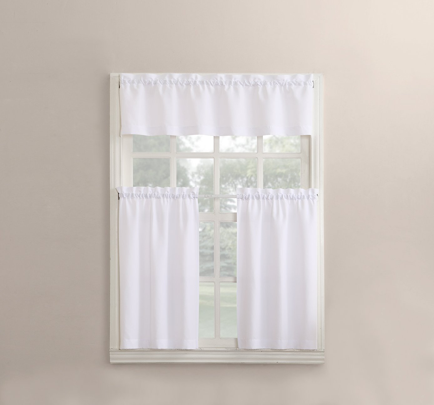 White Kitchen Curtains Curtains & Drapes