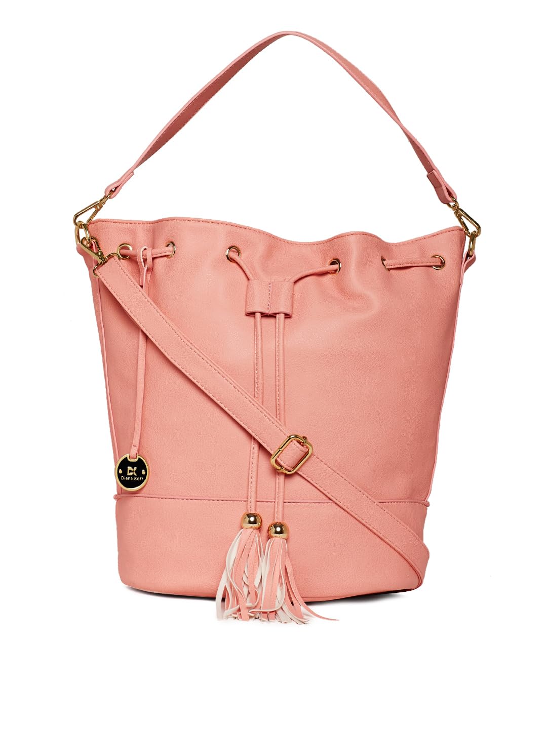Diana Korr Faux Leather Women & Girls Handbags Purse, Stylish Fashion Shoulder & Crossbody Bag With Long Strap (Pink) (B0CW9WKT7L) Amazon Price History, Amazon Price Tracker