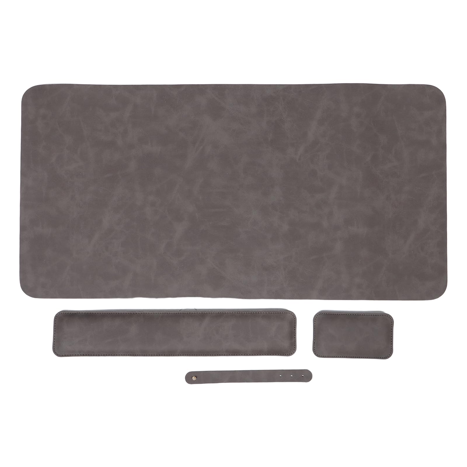Toddmomy Set di Tappetini per Mouse Gaming Poggiapolsi in Memory Foam e Pelle Pvc, Area e Organizzazione Scrivania per Ufficio e Gioco
