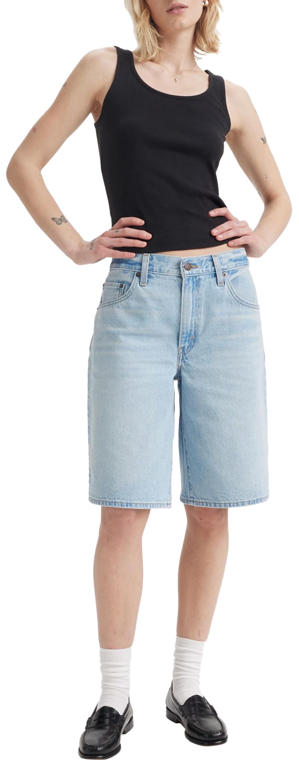 Levi's Baggy Dad Jort - Szorty jeansowe Kobiety