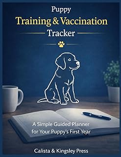 Puppy Training & Vaccination Tracker: A Simple Guided Planner for Your Puppy’s First Year