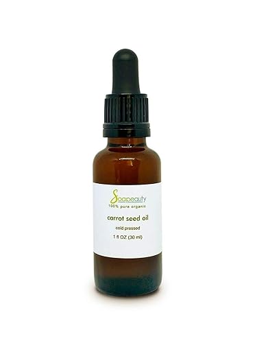 Miniatura 2 de Soapeauty Aceite de semilla de zanahoria 100% puro sin refinar prensado en frío virgen (2 oz Euro Dropper)