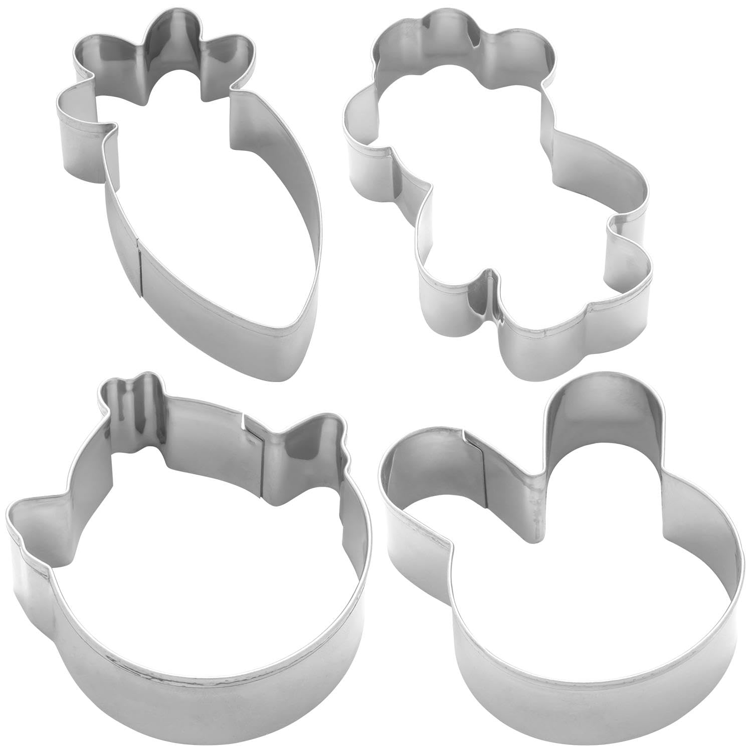Sheepworld Cookie Cutter Set with Piep Motif, Gift Set Consisting of 4 Cutters, Stainless Steel, for Easter Biscuits, Gift Easter, Easter Nest, Easter Decoration, 70266