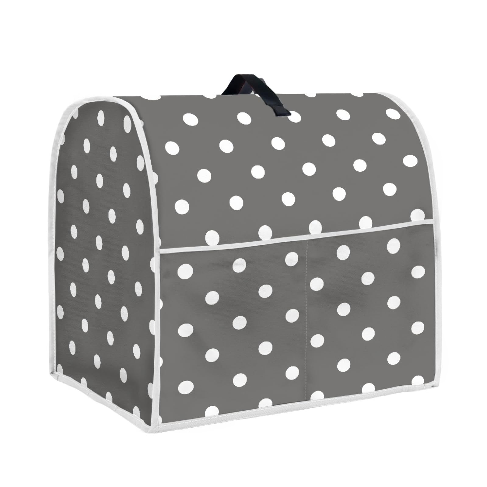 TOADDMOS Polka Dot Gray Stand Mixer Cover Dust Cover Kitchen Aid Mixer Cover Compatible with 6-8 Quarts