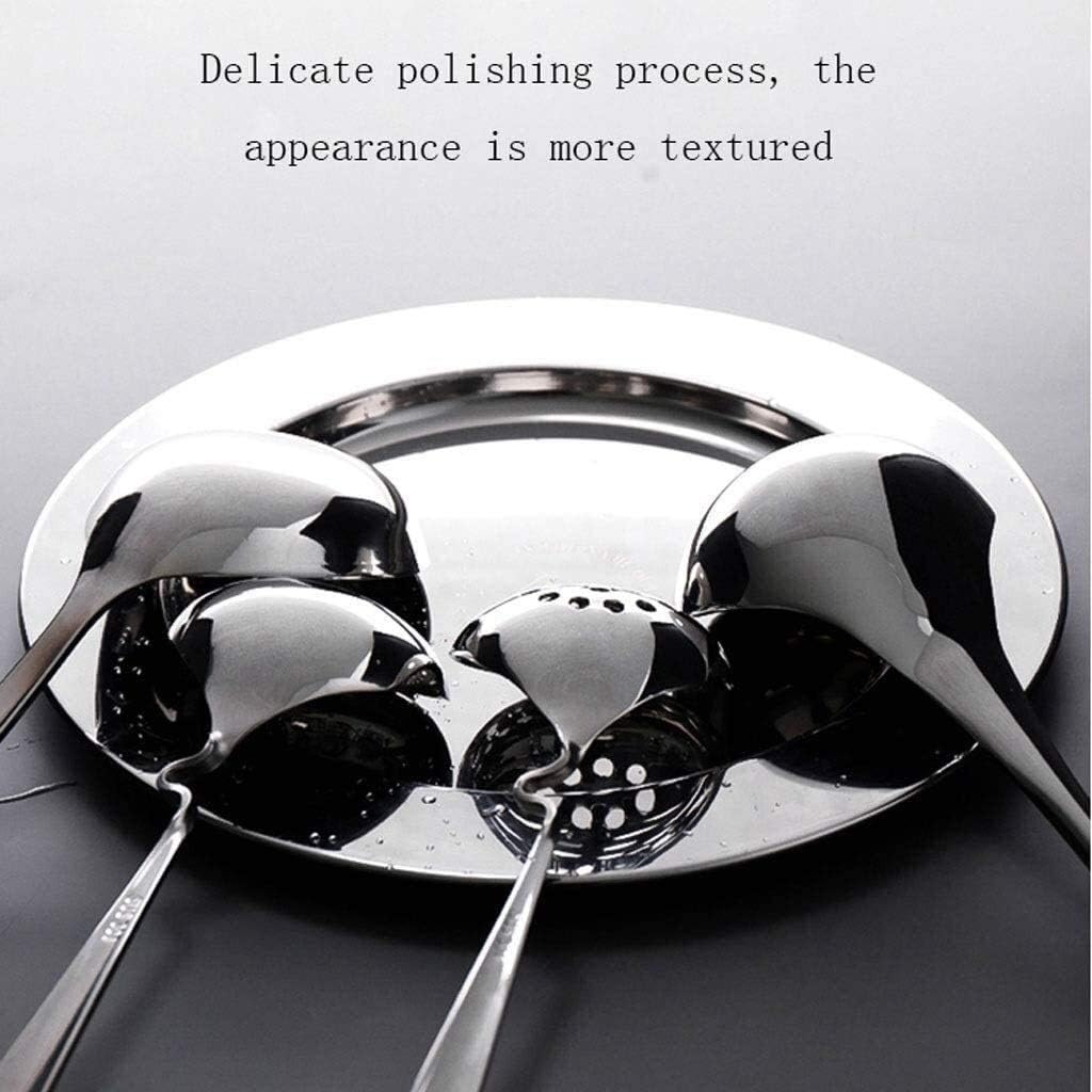 304 Stainless Steel Soup Spoon Household Large Soup Long Handle Spoon (Color : 2 Pack) (6 Pack)