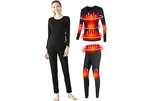 Women's Heated Thermal Underwear Set: Embrace Warmth in Chilly Conditions