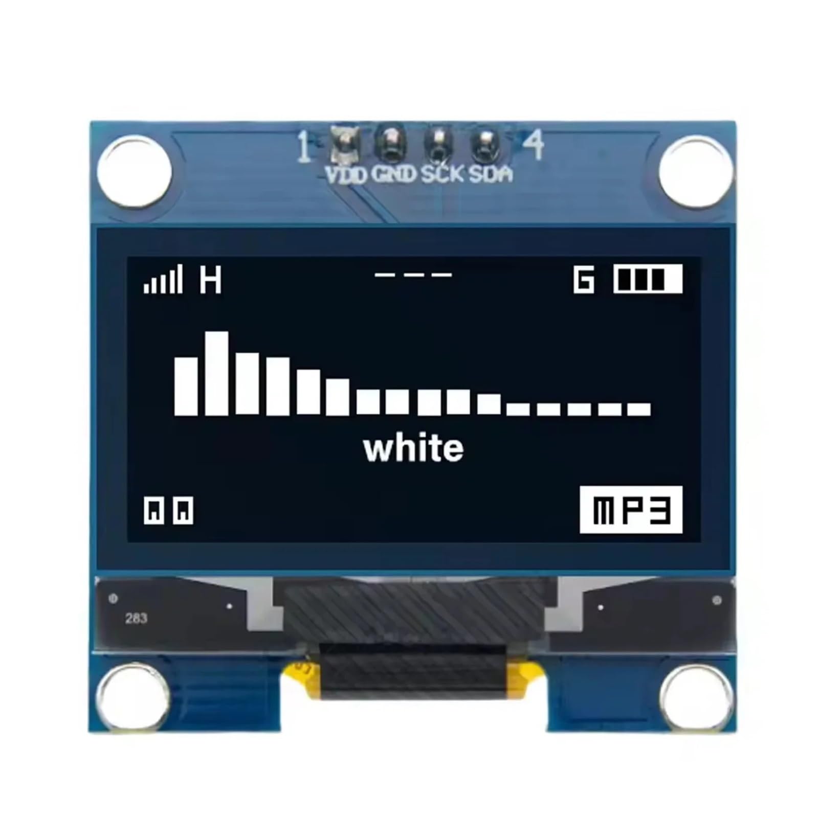 Módulo de pantalla OLED de 1,3", 128x64 I2C SH1106 blanco/azul