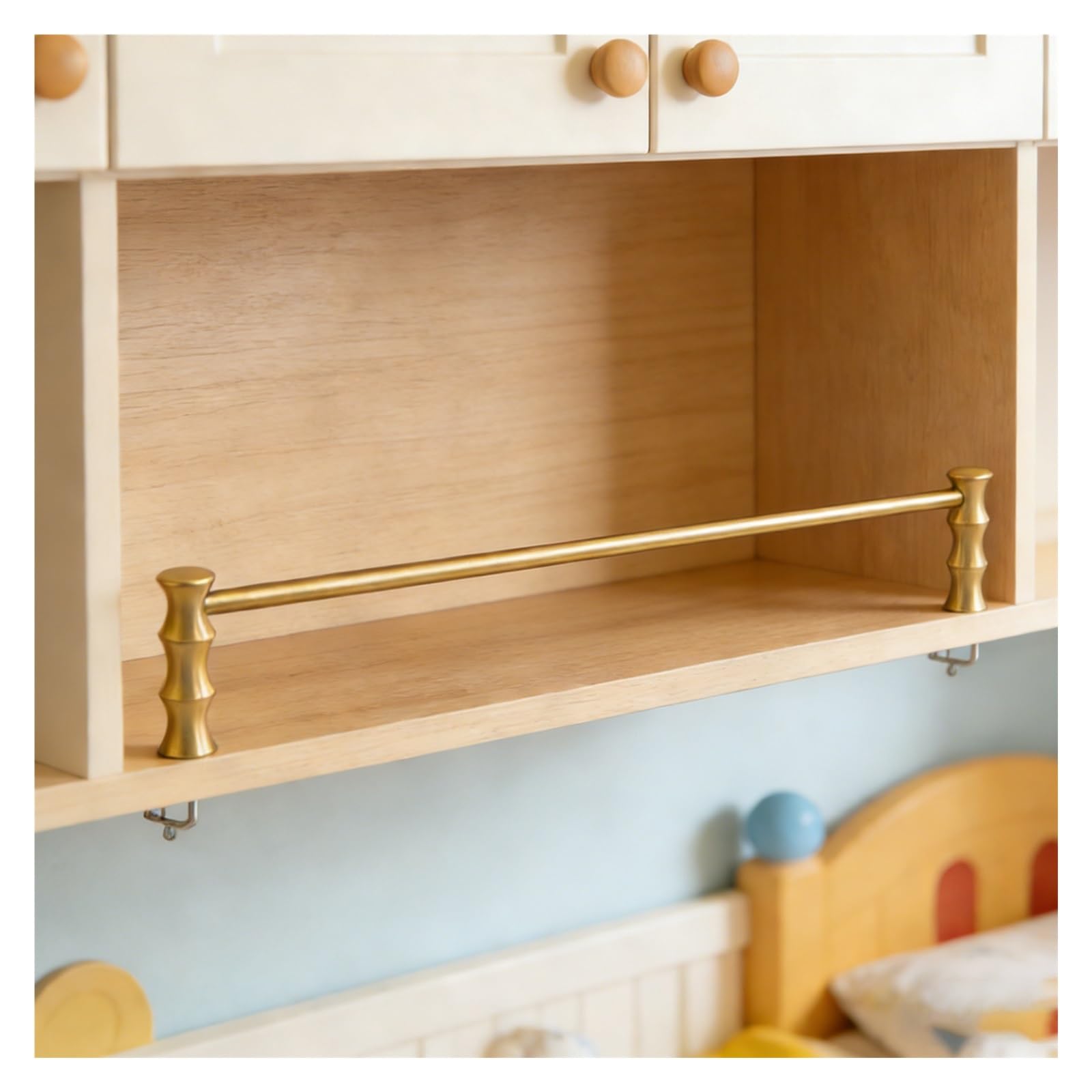 Barre de retenue pour éviter les chutes d'objets tringle 41cm