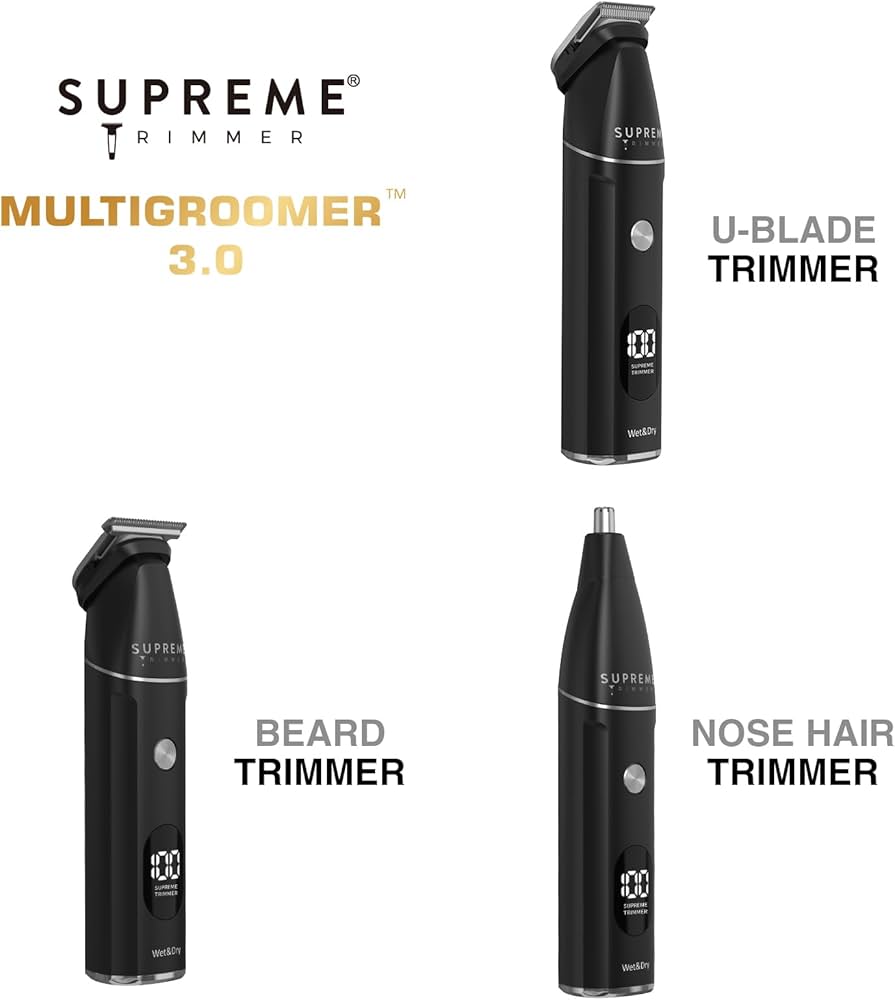 Amazon.com: Supreme Trimmer All-in-One Waterproof Multigroomer for