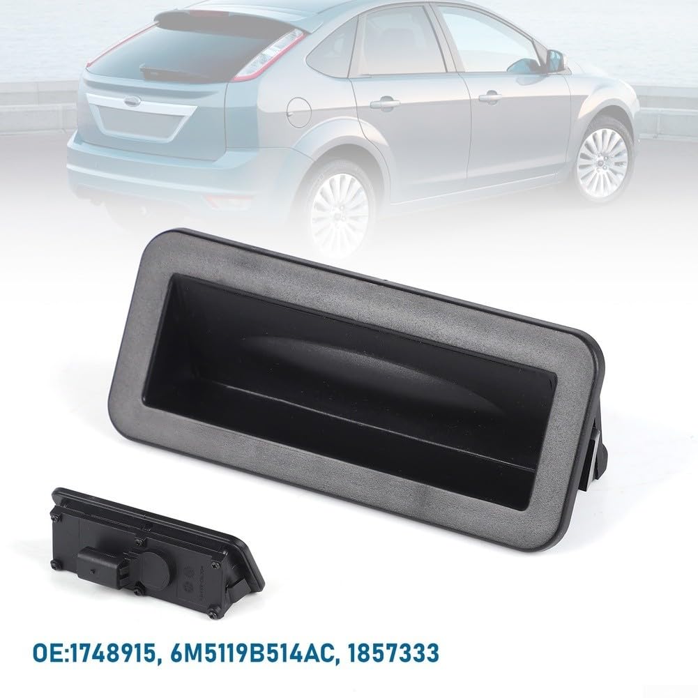 Interrupteur de déverrouillage de hayon arrière pour véhicules Mondeo – Compatible avec Focus OEM 1857333 6M5119B514AC ABS