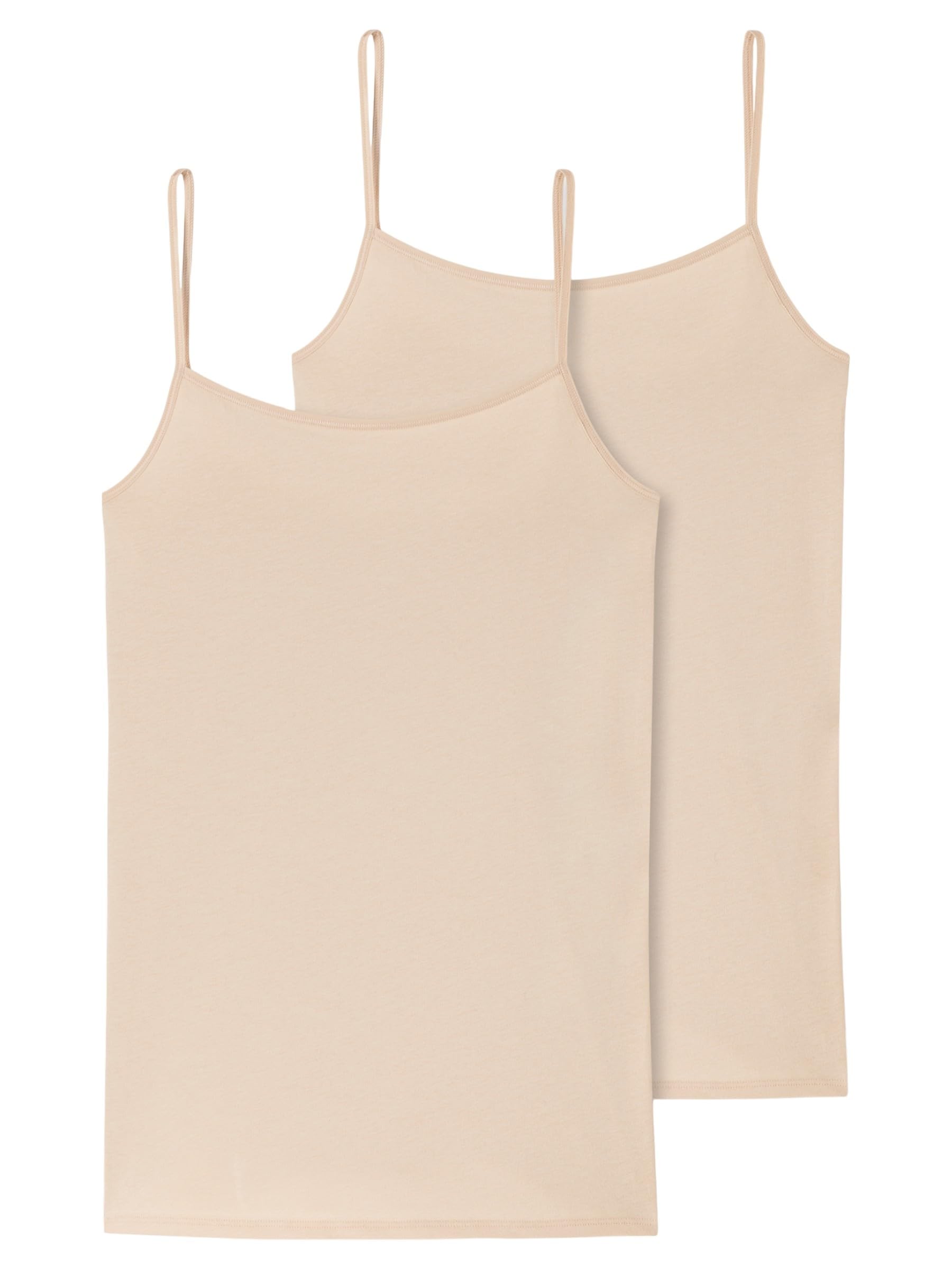 Schiesser Confezione da 2 Top con Spaghetti Dritto Donna (Pacco da 2)