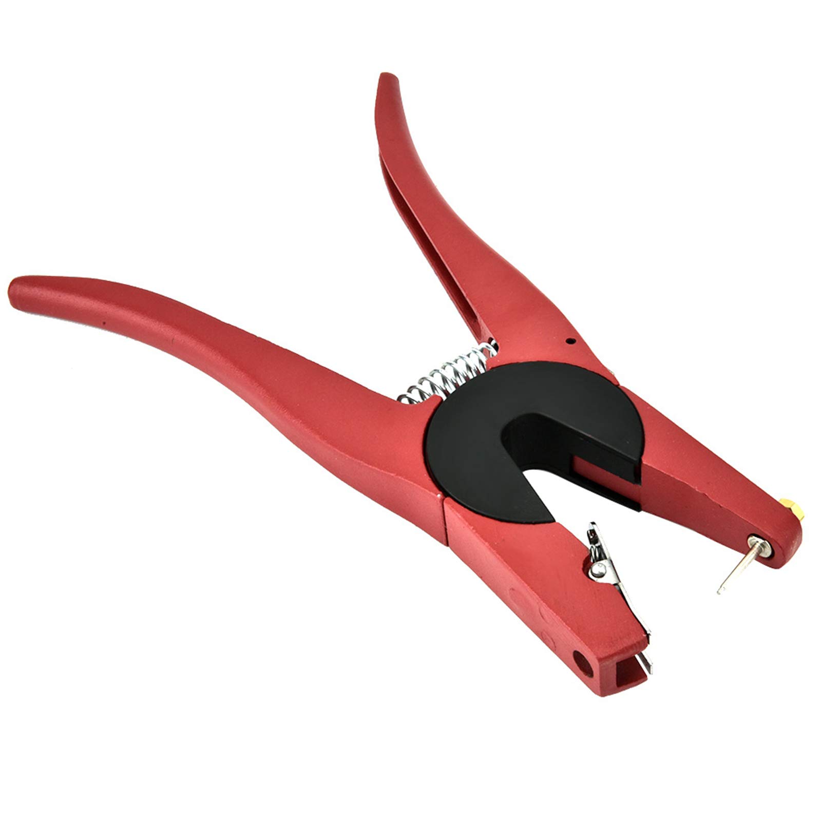 Pig Cattle Ear, Tool for Cow Sheep Goat Farm livestock ear tagger Tag Plier Livestock Animals Red
