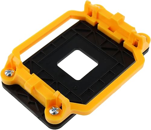 Miniatura 5 de Soporte de enfriador de CPU ZZHXSM Soporte de CPU Soporte de disipador de calor Placa trasera de placa base para AMD Socket AM2 AM3, amarillo