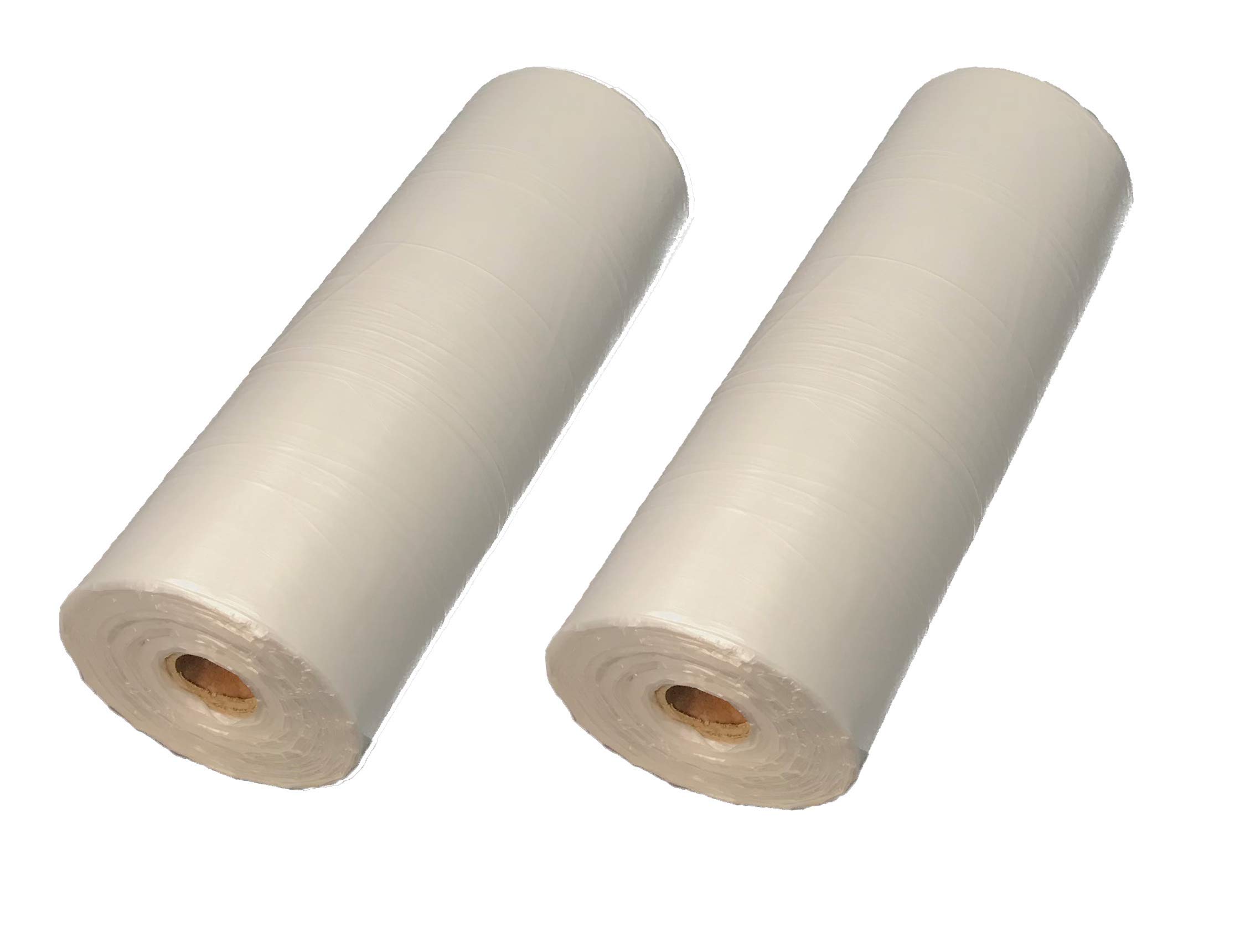 Homerite 620/Roll, Plastic Clear Produce Bag 10" x 15" Food Storage for Fruits Vegetable Bread (2 Rolls)