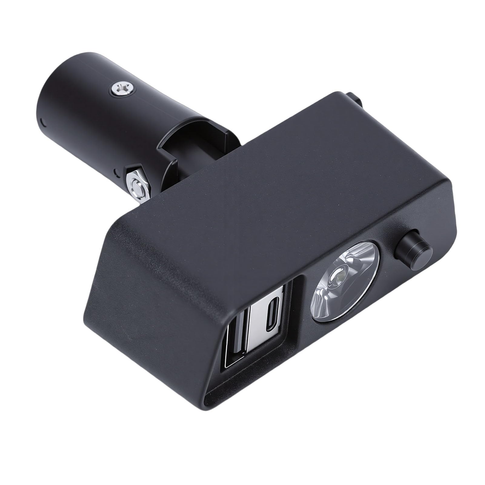 Jelquix Electric Wheelchair LED Light, 3 Pin XLR Head LED Lights, Night Lighting Controller Light with Power Function, Ideal for Travel Power Electric Wheelchairs & Wheelchair