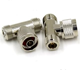 3Way Adapter N to N Male Plug & Female Jack T Splitter RF Coaxial Connectors (Color : 1 NM-2NF)