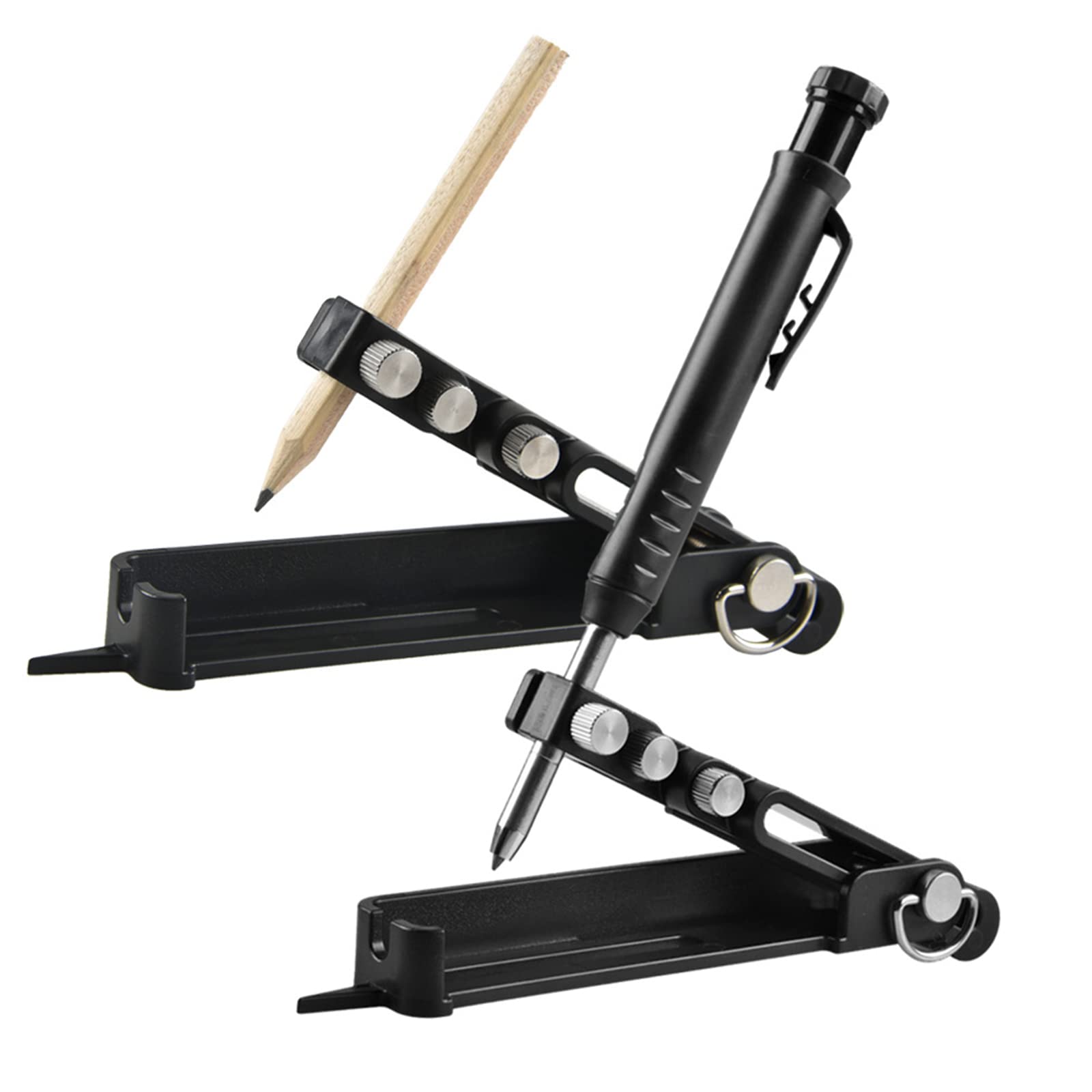 Precise Woodworking Gauge With Hole Adjustable Scribing Tool Lightweight Portable Measuring Gauge