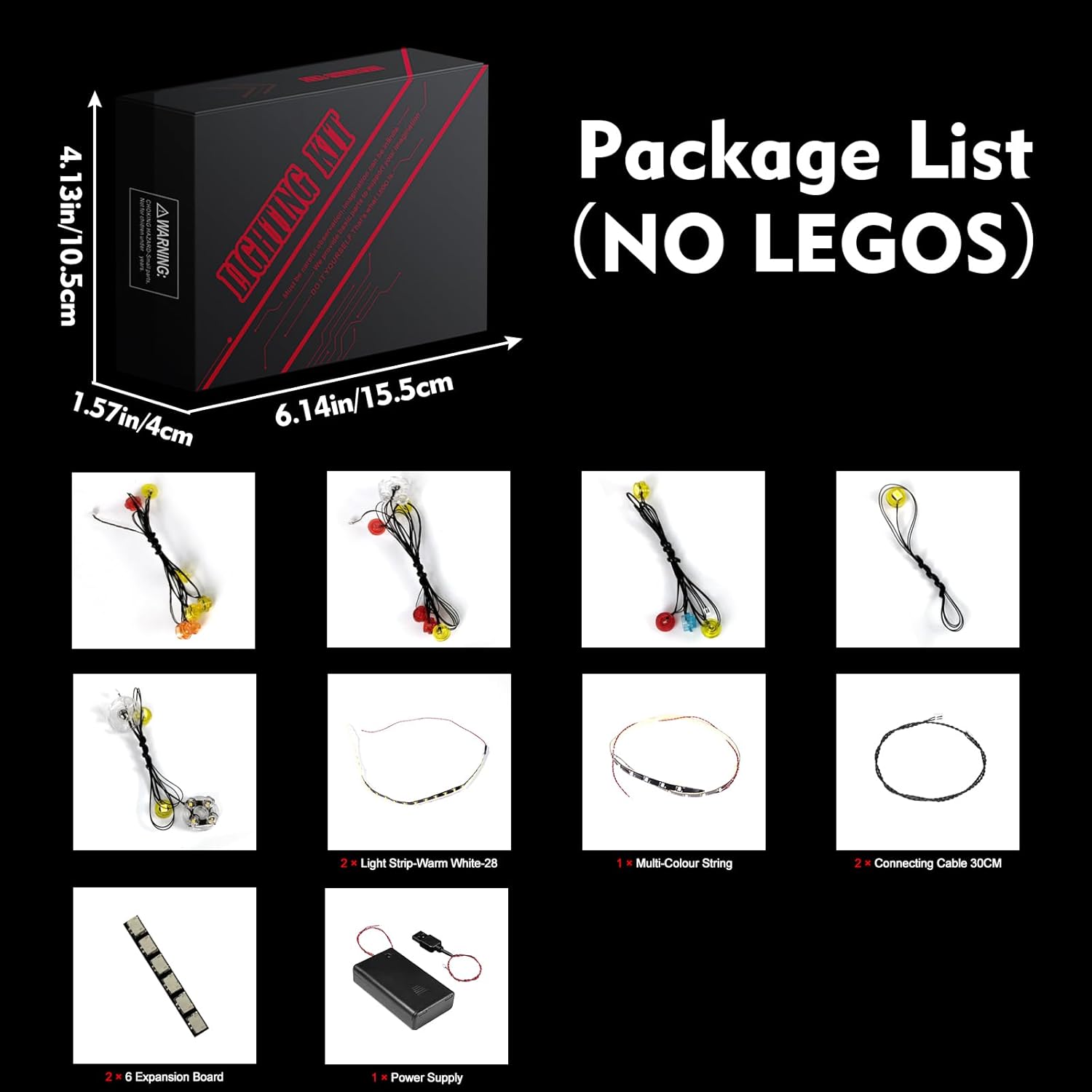 LED Lighting Compatible with Lego Minions and Gru's Family Mansion 75583, Light Kit Compatible with Lego 75583, Giving Light to Model, NOT Included The Model Set（Standard Version）