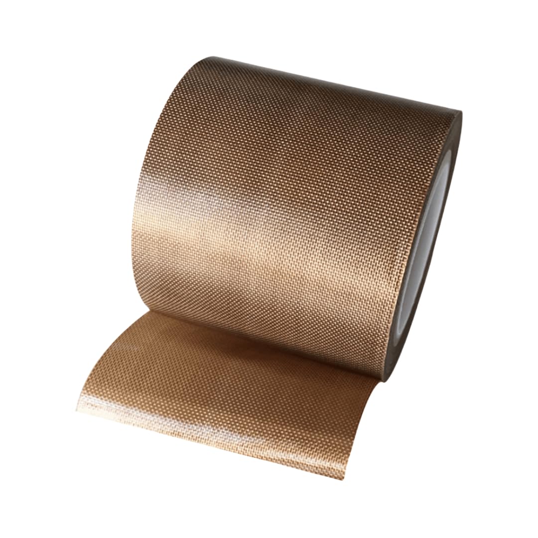 Nastro in PEFT PTFE Premium - Nastro sigillante resistente alle alte temperature - Lungo 10 m, isolante e resistente all'usura-1 pezzo(Brown,0.13x200mm)