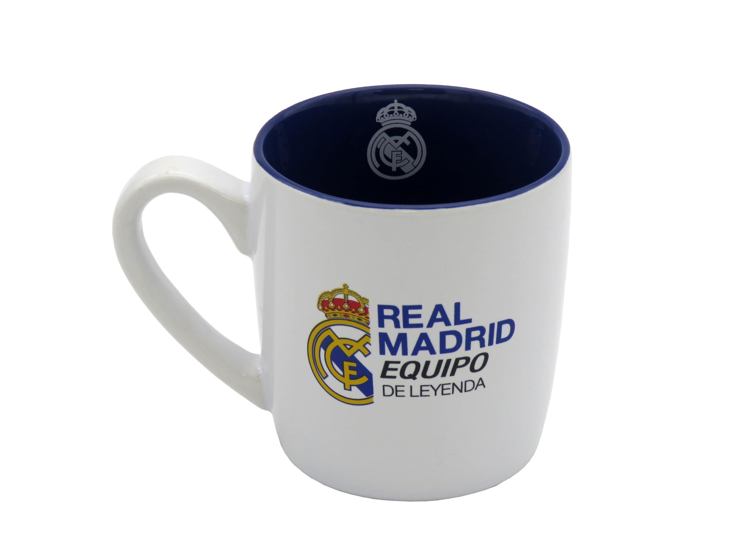 CYPBRANDS Real Madrid, Mug, Ceramic Mug, Houseware, Breakfast, Original Mugs, White, Official Product