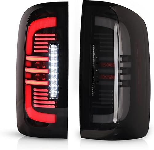 Miniatura 9 de AUTOWIKI Luces traseras para Chevy Colorado 2015-2022 - Luces traseras LED completas estilo tubo para lámparas de freno de Colorado 15-22, lente