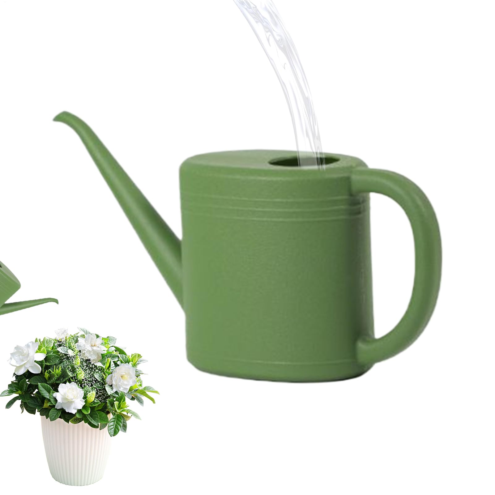 Water Pot for Plants - 1L Lightweight Waterer - Long Spout Small Watering Can,for Patio Home Garden Balcony Indoor Outdoor Horticulture Landscaping