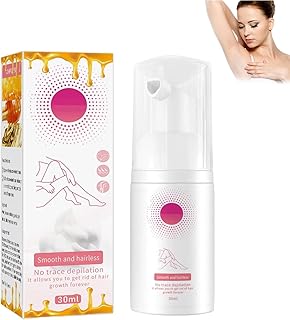 Beeswax Hair Removal Mousse, Hair Removal Spray, Hair Removal Foam Hair Removal Mousse, Natural Permanent Hair Removal Spray for Men and Women, Hair Removal Spray for Women's Bikini Area
