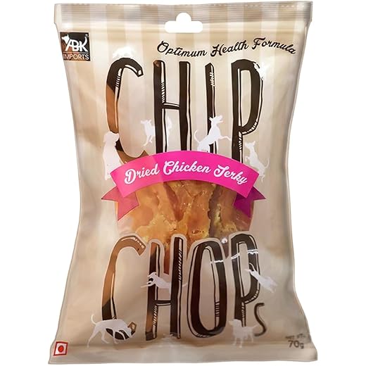 Chip Chops Sun Dried Chicken Jerky Dog Treat 70gm