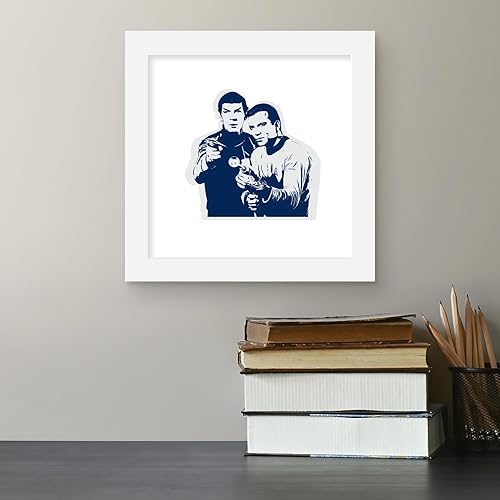 Miniatura 4 de Trends International Gallery Pops Star Trek - Póster de pared de retrato estilizado de Kirk and Spock, 12.00 x 12.00 pulgadas, versión de marco
