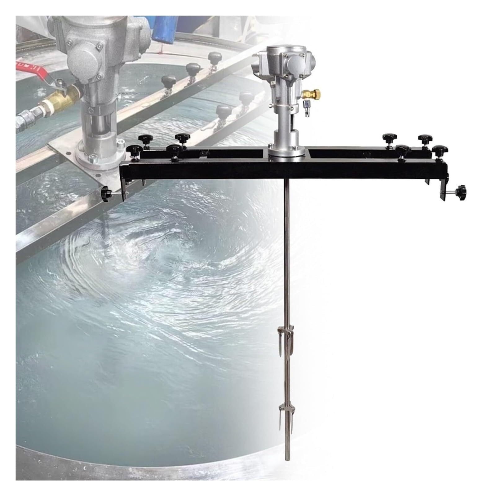SBCGFY Pneumatic Paint Stirring Machine, Ibc Air Agitator Mixer, Heavy-Duty Commercial Agitator Tool For Easy Mixing And Agitation,A