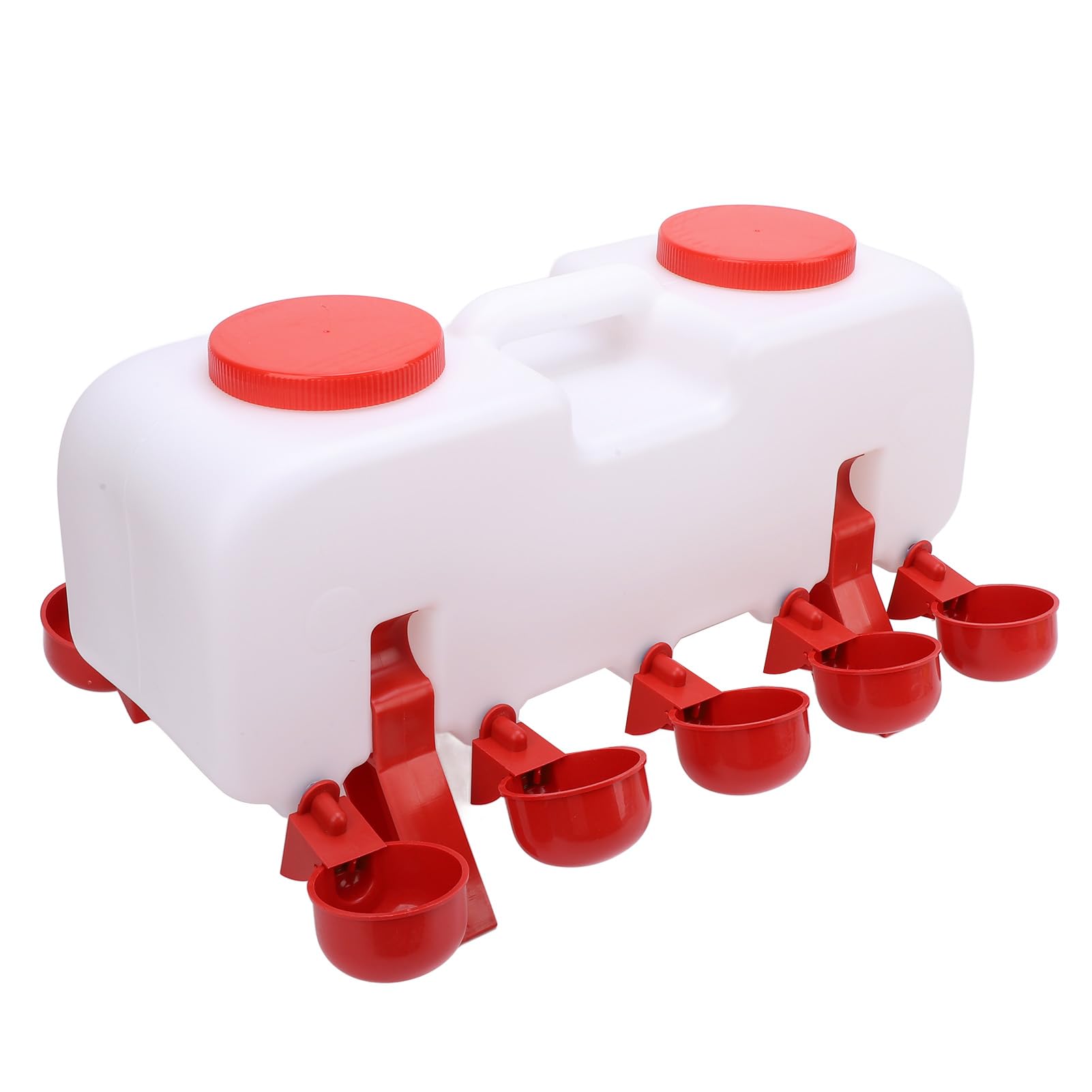 Système d'irrigation automatique des poulets, système d'irrigation de volaille, distributeur d'eau hygiénique en plastique anti-basculement pour poules, canards, oies avec dispositif de filtration