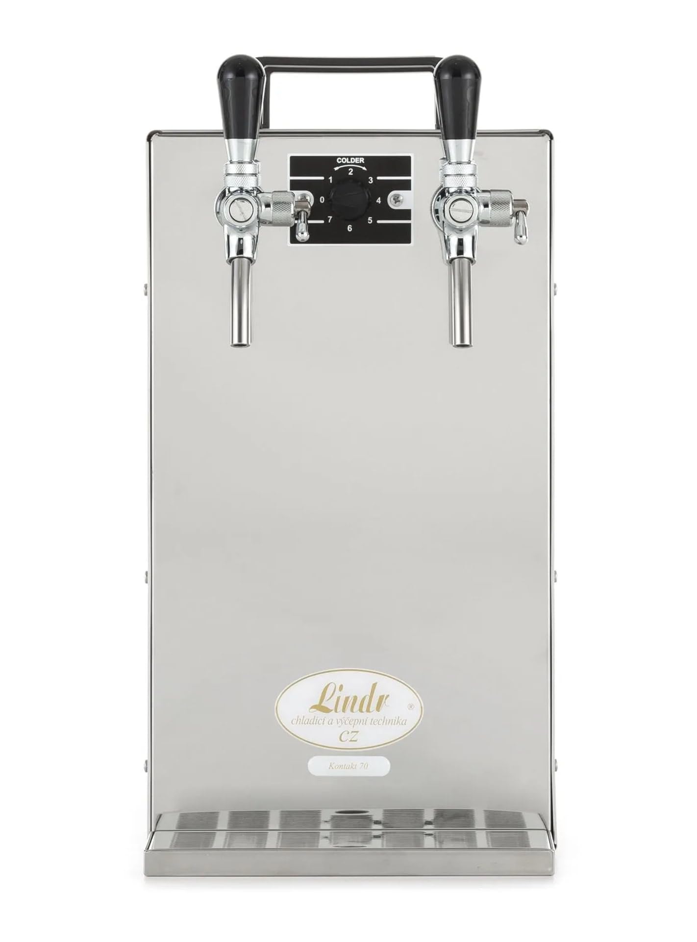 Kontakt 70/K dispensador de cervezacon 2 grifos de Acero Inoxidable, 90 litros/h