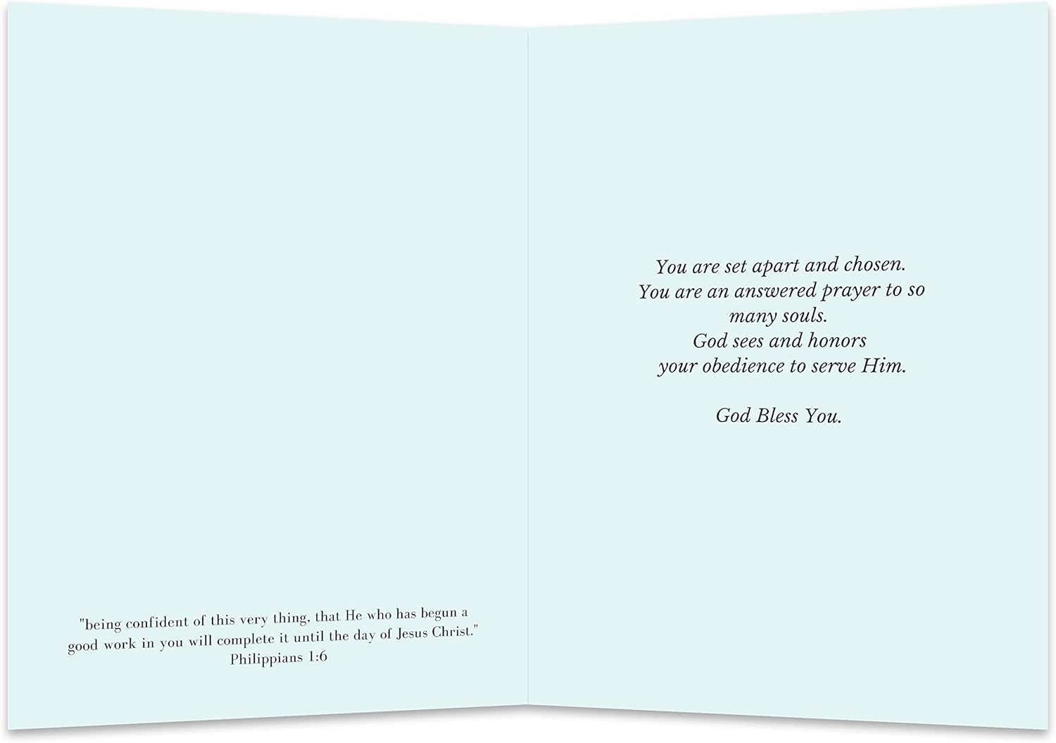 Simply Uncaged Christian Gifts Ministry Appreciation Card for Pastor, Minister, Church Staff, Volunteers, Ministry Appreciation Variety Card Pack Assortment (Pack of 24)