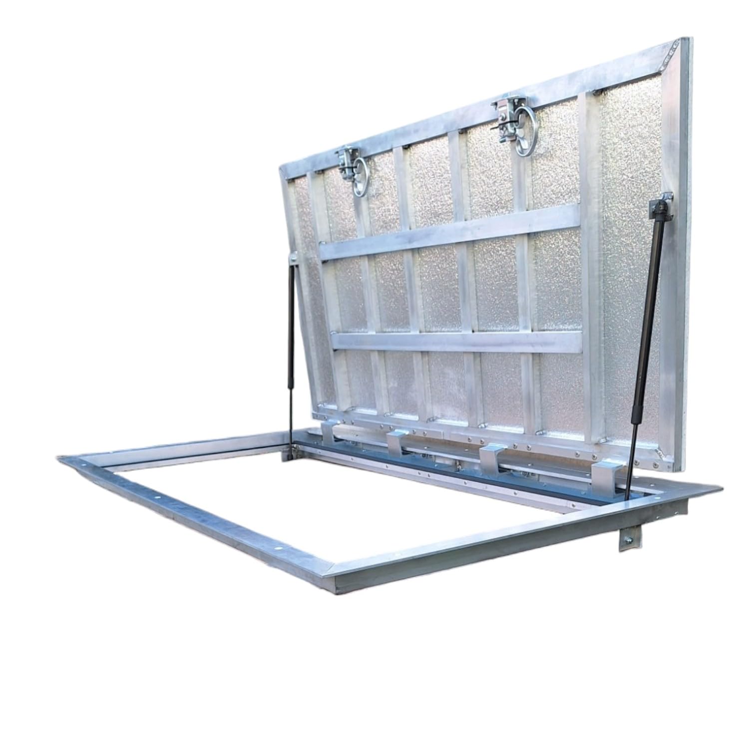 Coperchio Botola Alluminio 700 mm x 1600 mm Thermo Max 4 Guarnizione a quattro lati Porta Pavimento Chiusino Sigillo Portello ispezione Botola ispezione